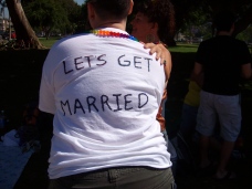 long beach gay pride during 2008 when prop 8 was still in place