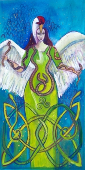 Image result for st patrick's transforming snakes painting